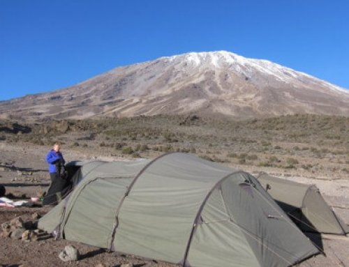 Maakt dat iets uit, een grotere slaaptent bij een Kilimanjaro beklimming?